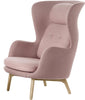  Ro Lounge Chair Wood Steelcut Pink / Canvas Pink