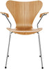 Fritz Hansen Serie 7 Sessel Furnier, Ulme