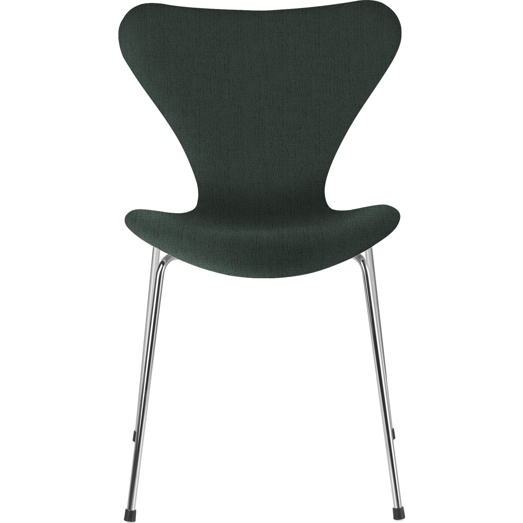 Fritz Hansen Series 7 sedia in tessuto completo per tappezzeria Christianshavn, verde scuro