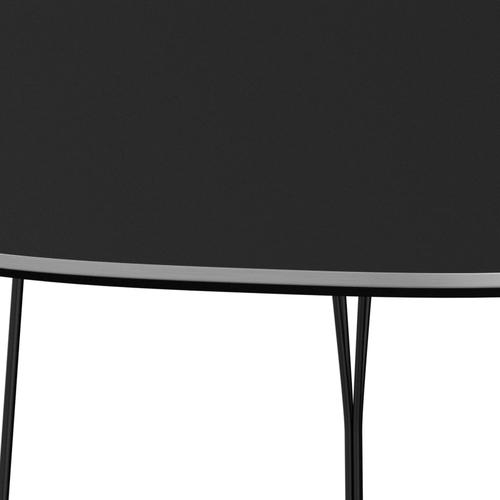 [product_category]-Fritz Hansen Superellipse Dining Table Black/Black Fenix Laminates, 240x120 Cm-Fritz Hansen-B614-FXBLL-SPAL-DRBL-FRI-4