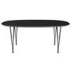 Fritz Hansen Superellipse Esstisch Braun Bronze/Schwarz Fenix Laminate, 180x120 Cm