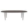 Fritz Hansen Table à manger Superellipse Brown Bronze / Grey Fenix ​​Laminats, 240x120 cm