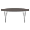 Fritz Hansen Superellipse Esstisch Chrom/Grau Fenix Laminate, 180x120 Cm