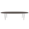 Fritz Hansen Superellipse spisebord Chrome/Gray Fenix ​​Laminates, 300x130 cm