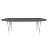 Fritz Hansen Superellipse Dining Table Silvergrey/Grey Fenix Laminates, 240x120 Cm