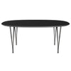 Fritz Hansen Superellipse spisebord varm grafit/sort fenix laminat, 180x120 cm