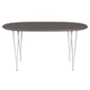 Fritz Hansen Superellipse Esstisch Weiß/Grau Fenix Laminate, 150x100 Cm