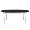 Fritz Hansen Superellipse Extending Table Silvergrey/Black Fenix ​​Laminates, 300x120 cm