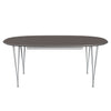 Fritz Hansen Superellipse Extending Table Silvergrey/Gray Fenix ​​Laminates, 300x120 cm