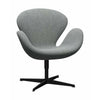  Svanen Lounge Chair Fabric Black/Grey Hallingdal 0116