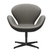  Swan Lounge Chair Black Lacquered/Essential Lava