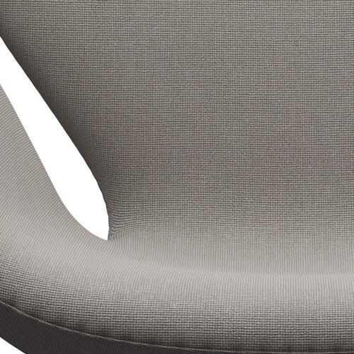 Fritz Hansen Chaise de salon de cygne, gris clair noir / hallingdal (113)