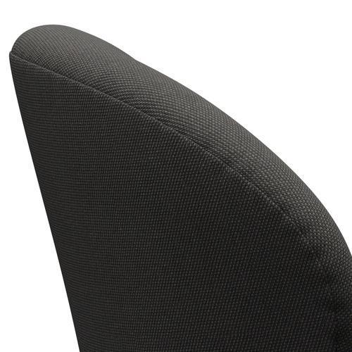 Fritz Hansen Swan Lounge Silla, lacado negro/trío de escamas Dark Grey