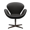  Swan Lounge Stuhl braune Bronze/Aura schwarzbraun