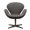  Swan Lounge Chair Brown Bronze/Capture Warm Dark Grey