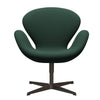  Swan Lounge Chair Brown Bronze/Christianshavn Dark Green Uni