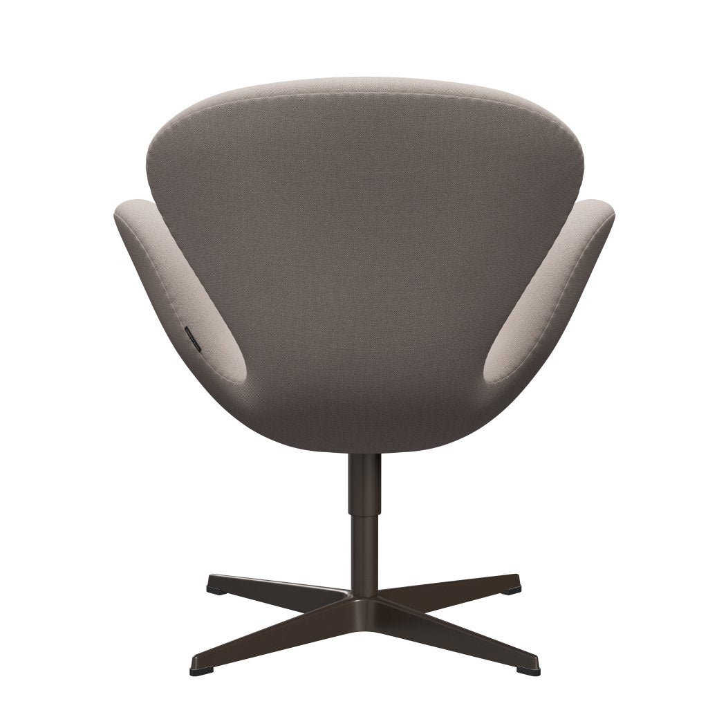 Fritz Hansen Swan Lounge Stuhl, Brown Bronze/Christianshavn Light Beige