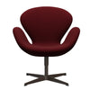  Swan Lounge stol brun bronze/Christianshavn Red Uni