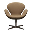 Sedia fritz Hansen Swan Lounge bronzo marrone/sabbia d'oro Diablo