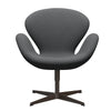  Swan Lounge Chair Brown Bronze/Divina Dark Grey