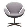  Swan Lounge Chair Brown Bronze/Divina Md Cool Light Grey