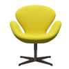  Swan Lounge Chair Brown Bronze/Fame Yellow