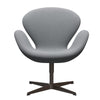  Swan Lounge Chair Brown Bronze/Steelcut Light Grey