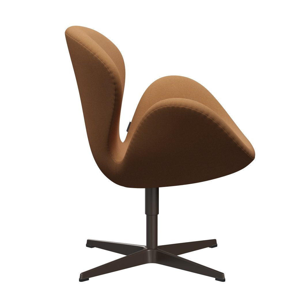 [product_category]-Fritz Hansen Swan Lounge Chair, Brown Bronze/Steelcut Trio Camel-Fritz Hansen-3320-STR436-BBBASE-FRI-3