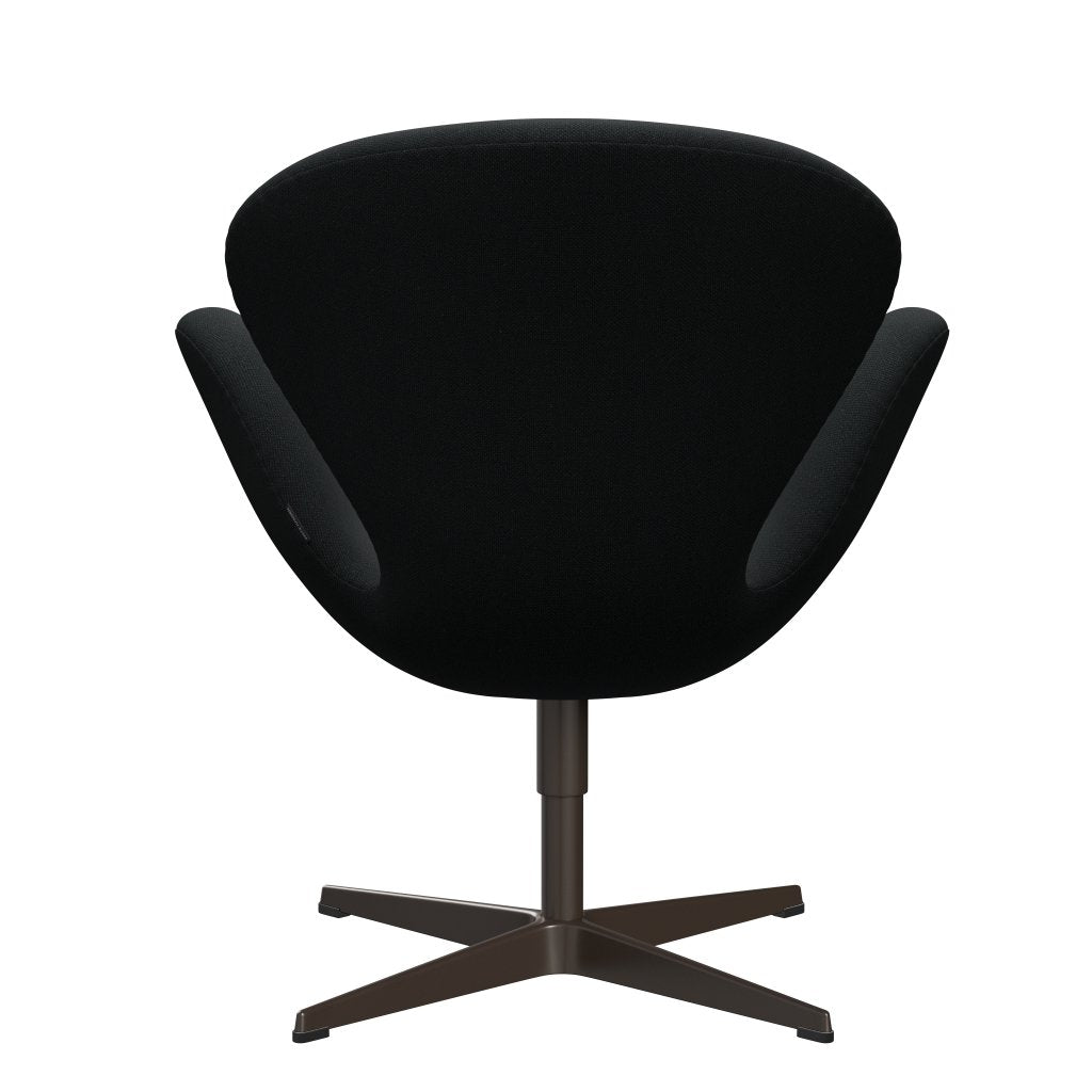 [product_category]-Fritz Hansen Swan Lounge Chair, Brown Bronze/Sunniva Black (193)-Fritz Hansen-3320-SV193-BBBASE-FRI-4