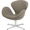  Swan Lounge Chair Stoff Divina Melange Dust Brown