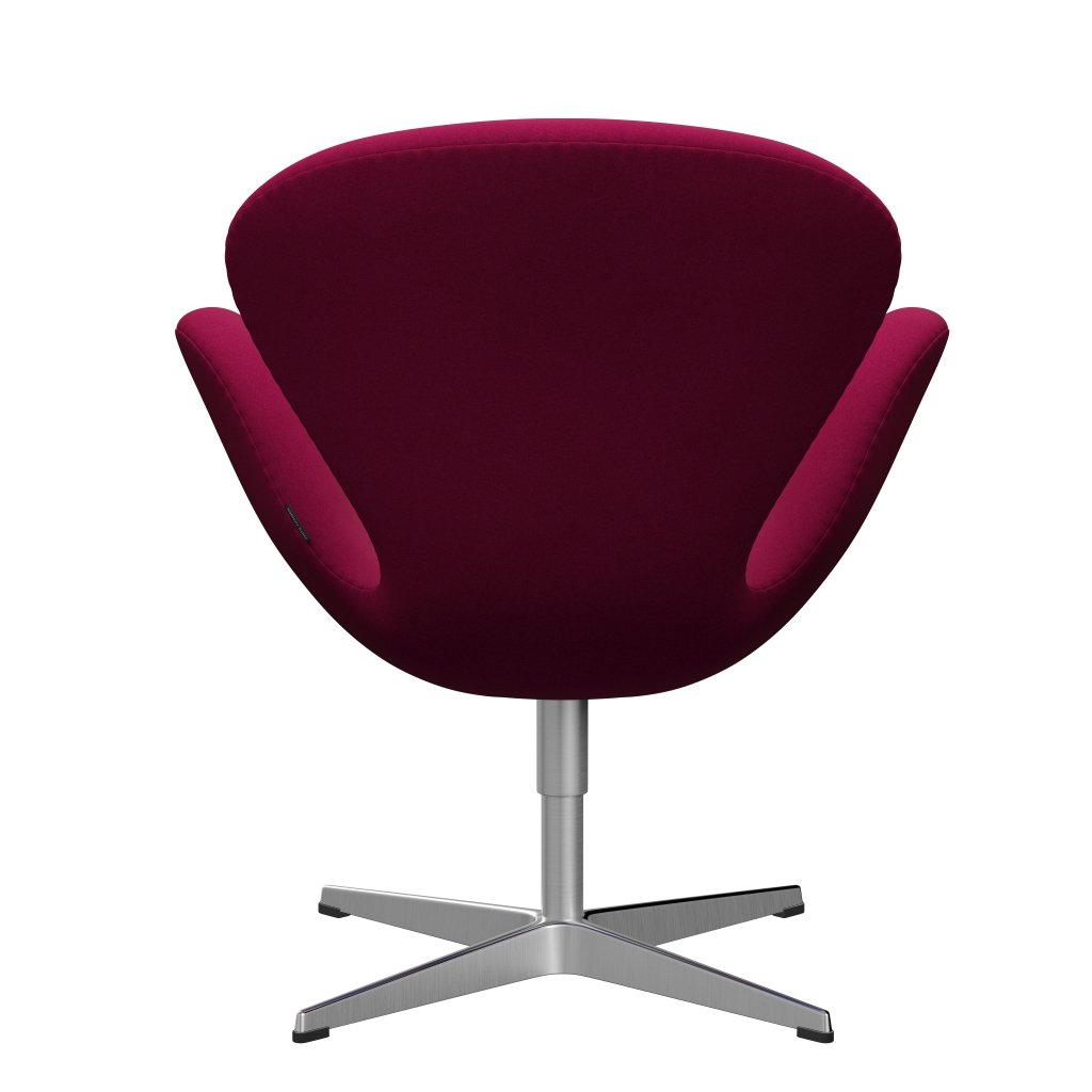 [product_category]-Fritz Hansen Swan Lounge Chair, Satin Brushed Aluminium/Divina Pink Dark-Fritz Hansen-3320-DIV662-SPAL-FRI-4