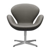  Swan Lounge Chair Satin Brushed Aluminium/Essential Lava