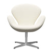  Swan Lounge Stuhl Satin gebürstet Aluminium/Sunniva Crème