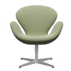  Swan Lounge Stuhl Silbergrau/Caption Carte Green