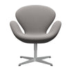  Swan Lounge Stuhl Silbergrau/Christianshavn Beige