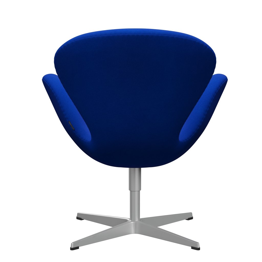 Fritz Hansen Swan Lounge Chair, Silver Grey/Divina Blue