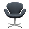  Swan Lounge Chair Silver Grey/Divina Grey