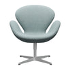  Swan Lounge Chair Silbergrau/Divina MD Minze