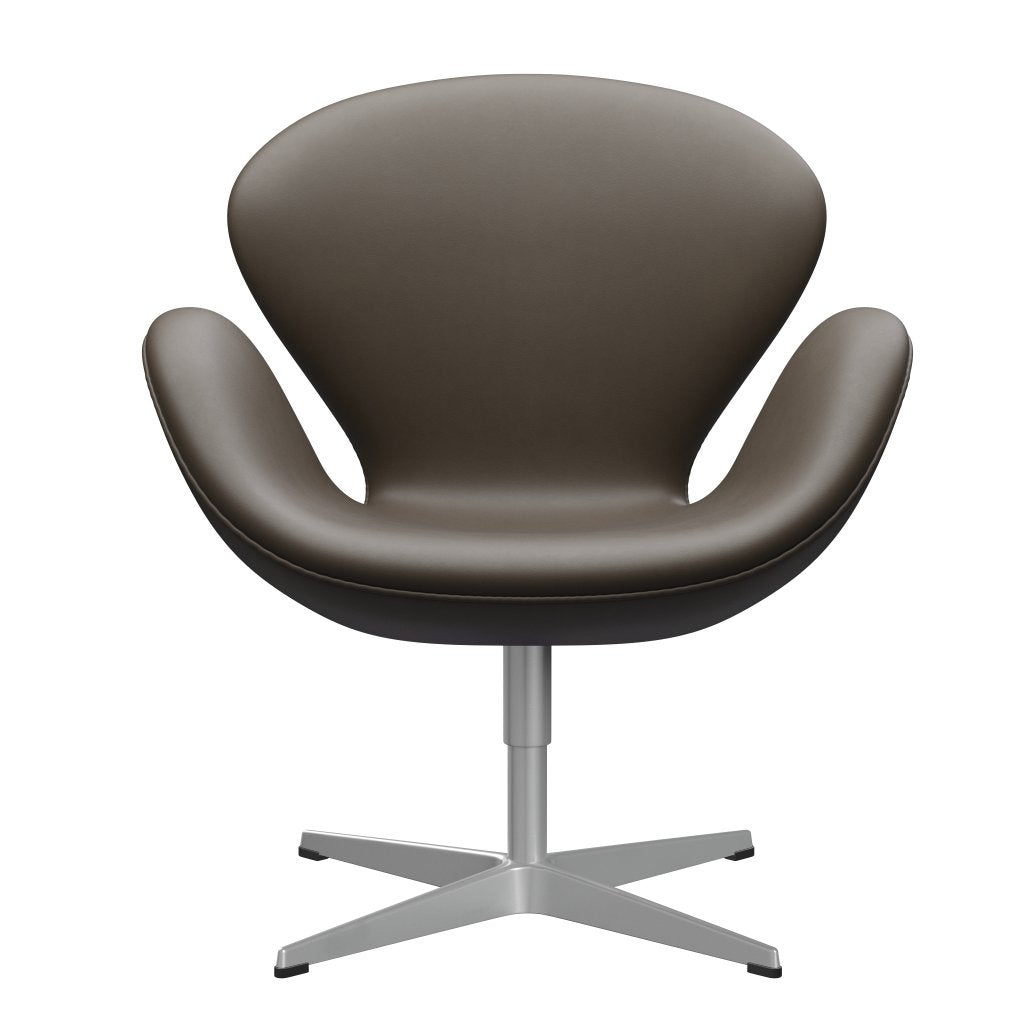 Fritz Hansen Swan Lounge Silla, gris plateado/piedra esencial