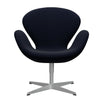  Swan Lounge Chair Silver Gray/Fame Navy (66061)