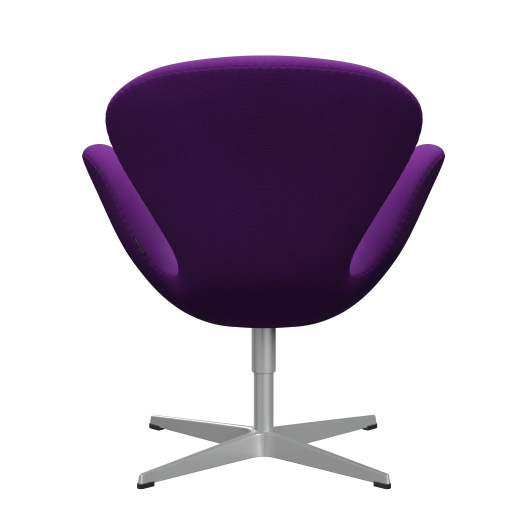 Fritz Hansen Swan Lounge Chair, Silver Grey/Fame Violet