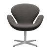  Swan Lounge Chair Silver Grey/Hallingdal Grey Dark