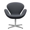  Swan Lounge Chair Silver Grey/Rime Black/Grey