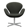  Swan Lounge Chair Silver Grey/Rime Dark Grey/Khaki/Blue