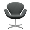  Swan Lounge Chair Silver Grey/Steelcut Trio Coal