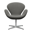  Swan Lounge Chair Silver Grey/Steelcut Trio White/Black