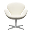  Swan Lounge Chair Silver Gray/Sunniva Crème