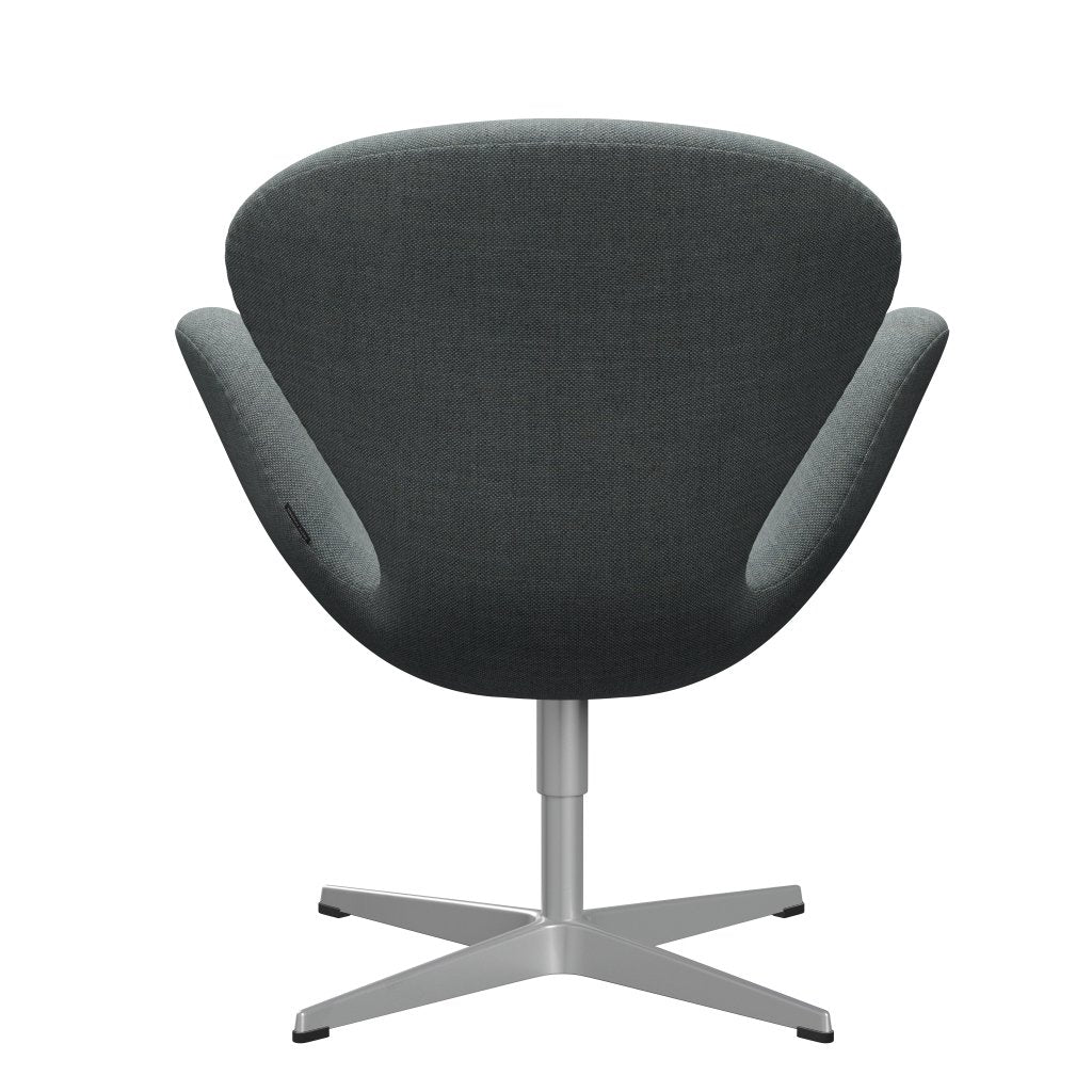 Fritz Hansen Chaise salon de cygne, gris argenté / gris sunniva / vert pâle