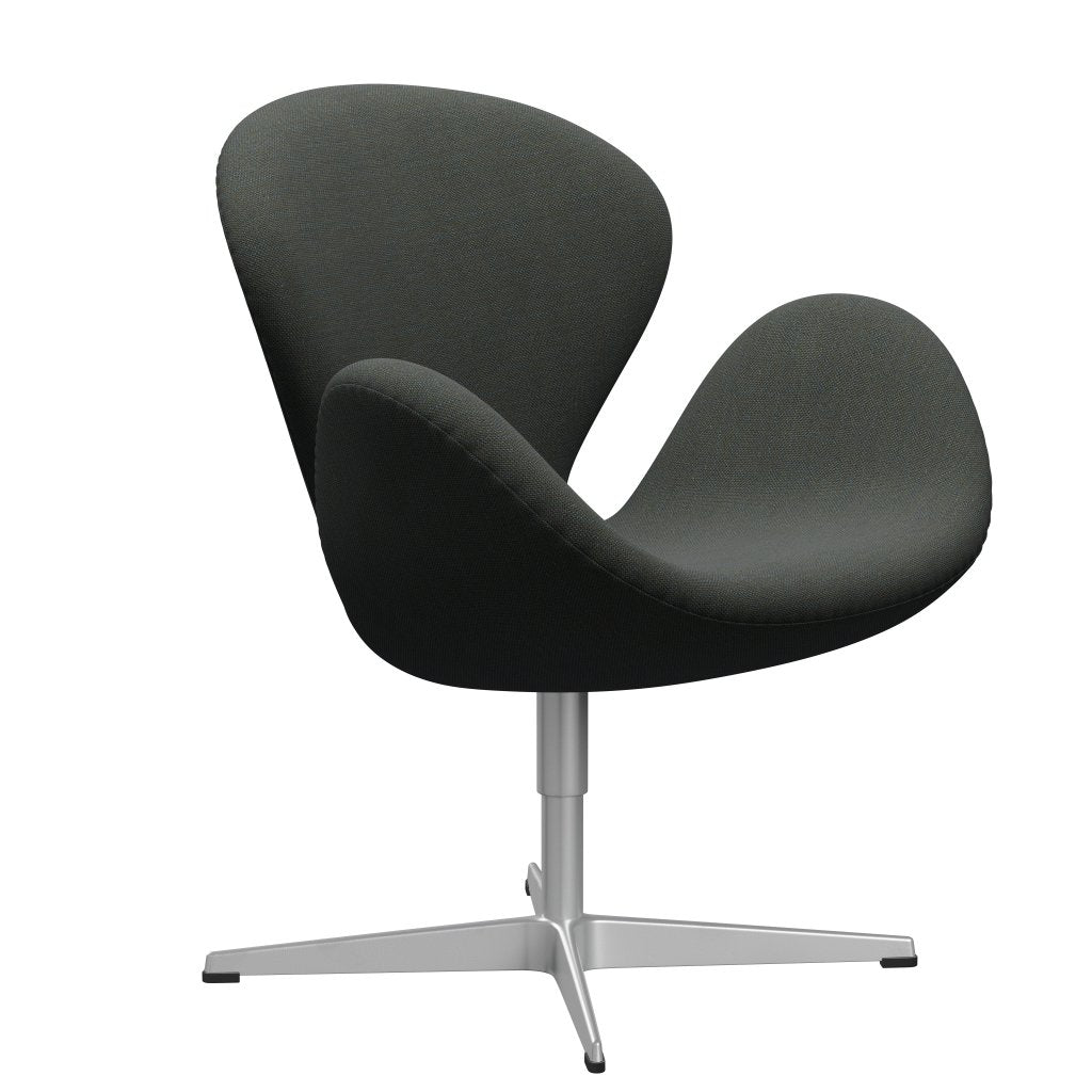 Fritz Hansen Swan Lounge stól, Silver Grey/Sunniva Navy/Olive