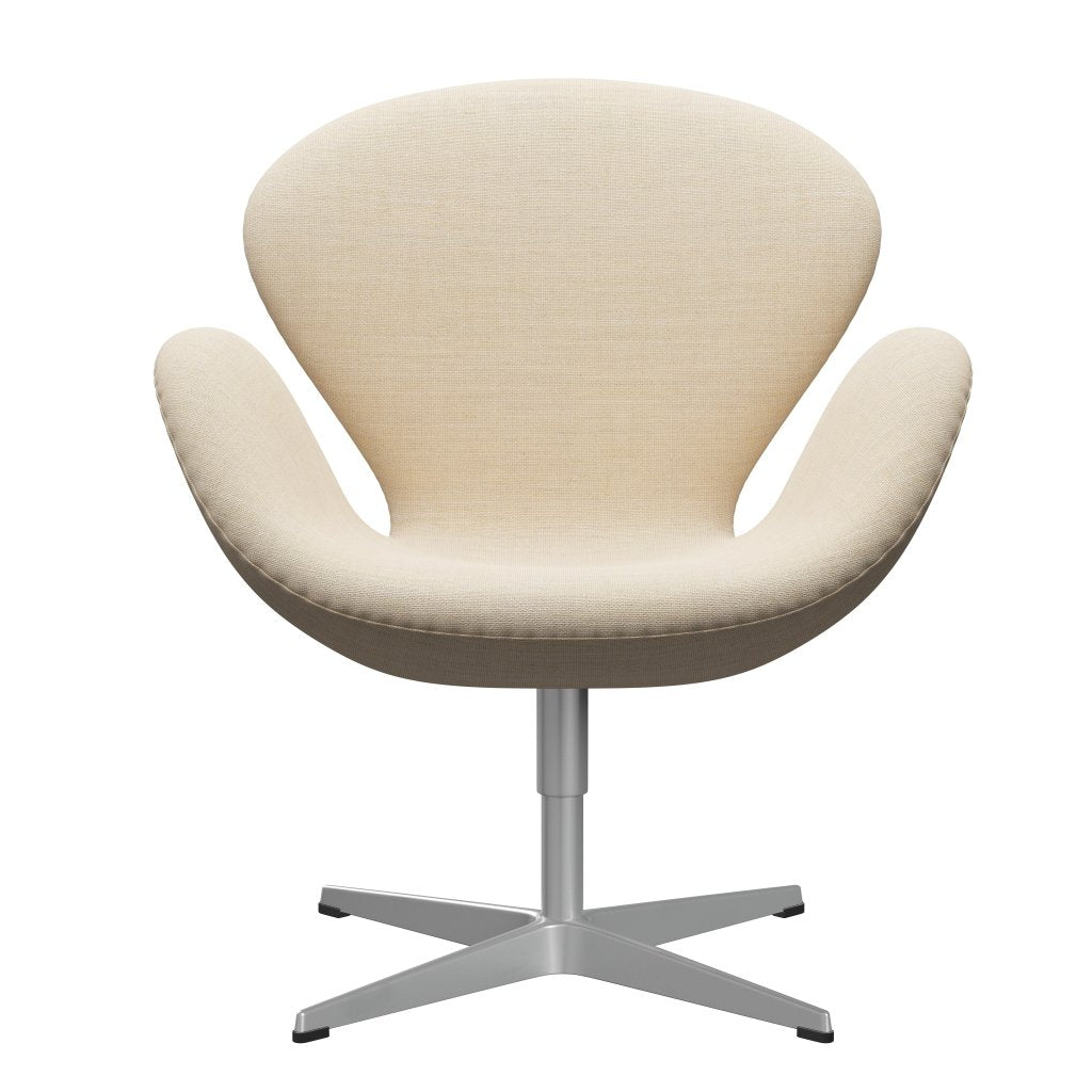 Fritz Hansen Swan Lounge Chair, Silver Grey/Sunniva Sand